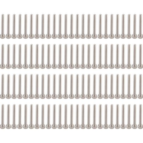Lot de vis tête hexagonale creuse inox 304 M3x25mm – fixation mécanique (1/5)