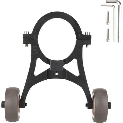 Electric scooter assist wheel for 9 Series F/4pro, foldable and inverted assist wheel, push-pull assist support (1/4)