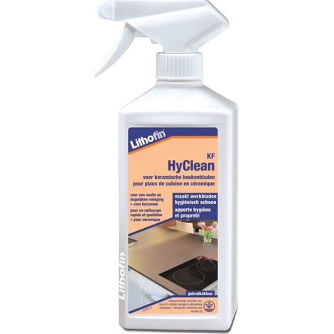 Lithofin – Nettoyant pour céramique 500 ml – Spray efficace contre les salissures – Usage quotidien sans rinçage – Élimine les dépôts de calcaire