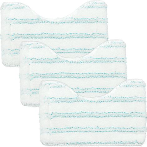 Lot de 3 Pads de Rechange Compatibles Leifheit - Têtes en Microfibre pour Nettoyeur de Vitres, Pads Lavables et Réutilisables (1/4)