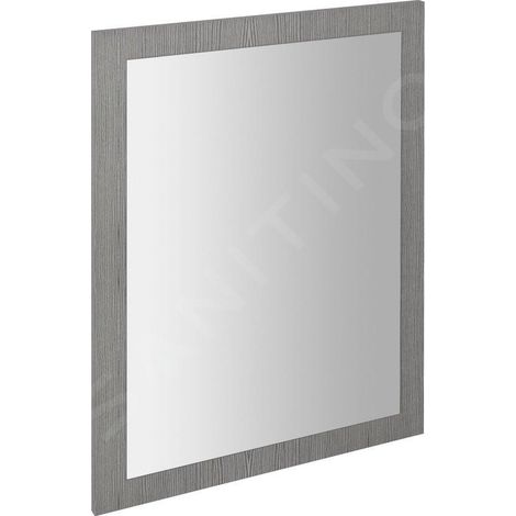 Miroir NIROX avec cadre 60x80cm, Chêne Argenté (1/5)