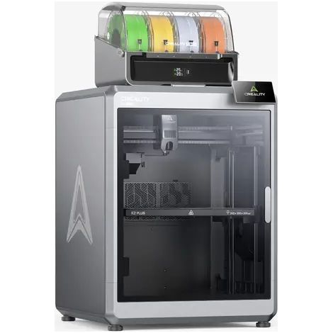 Imprimante 3D Creality K2 Plus Combo, Impression Multicolore CFS 16 Couleurs, Haute Vitesse 600mm/s, Double Caméras IA, Nivellement Automatique, Grand Volume d’Impression 350×350×350mm Imprimante FFF (1/5)