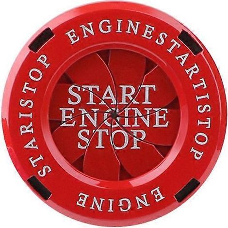 Startknopf für Automotoren – Drehbarer Schutzdeckel für den Stopp-/Startknopf, Zündschalterdekoration, stilvoller Schutz. (1/4)