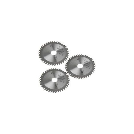 Lot de 3 lames de scie circulaires en alliage dur de 11,4 cm (4,5 pouces) à 40 dents pour le travail du bois (1/5)