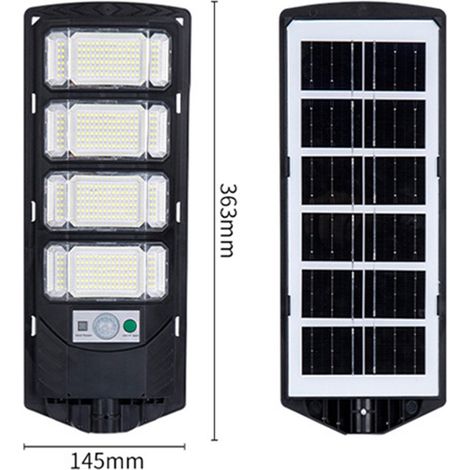 Ortviai Applique Solaire Extérieure Étanche avec Détecteur de Mouvement pour Jardin et Terrasse – 192 LED (1/3)