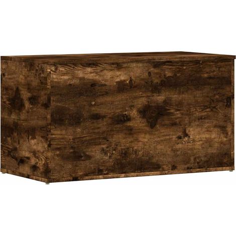 Maison Exclusive - Baúl almacenaje madera contrachapada roble ahu (1/5)
