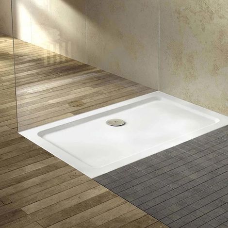 Copertura di scarico della doccia, tappo di ricambio cromato a flusso rapido da 90 mm/115 mm, piatto doccia, sifone, mantiene la doccia libera da intasamenti (1/4)