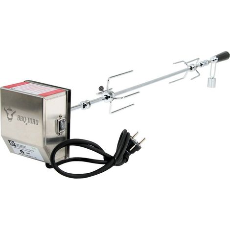 Rôtissoire barbecue 90 cm – Moteur en acier inoxydable 220V – Charge max 4 kg – Compatible avec BBQ Toro et (1/5)