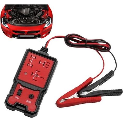 Tester per relè auto, tester per auto a 12 V, tester per fusibili auto, tester per batterie auto per la maggior parte di auto, SUV e camion. (1/5)