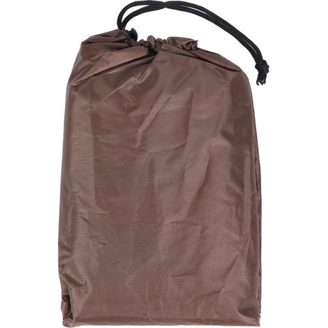 Housse de protection imperméable et résistante aux UV pour coffre de jardin, 123 x 62 x 55 cm (couleur café) (1/5)