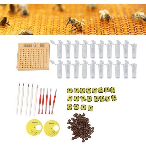 Système d'élevage de reines d'abeilles Kit de coupelle de cellule d'élevage en plastique Fournitures d'équipements de greffage d'apiculture,DUBUNS