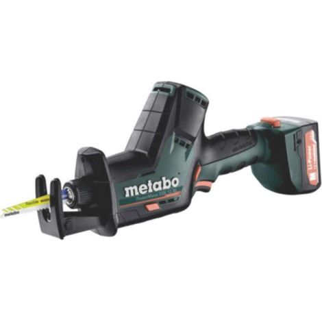 Sega a sciabola 12 V SSE 12 BL - 2 x 2,0 Ah Li-Power, SC30, valigetta Metabox Metabo (1/5)