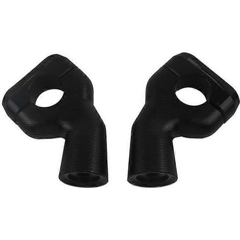 Elevador de manillar para motocicleta, espaciador y abrazadera para manillar, compatible con Bonneville T100 T120, color negro, modelos 2016-2019. (1/4)