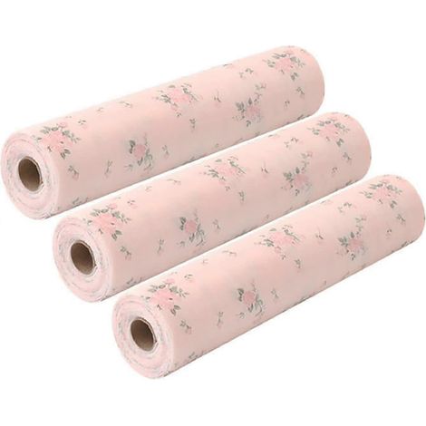 3 Rolls Drawer Liners Kitchen Cabinet Liner,Bedroom Drawer Liners, Shelf Liners Drawer Mat,30x300cm (1/4)