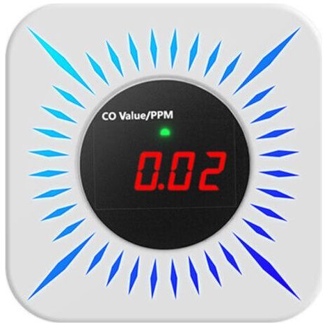 Détecteur de fuites gaz combustibles Tuya WiFi CO, testeur portable de fuite de monoxyde de carbone, testeur concentration gaz multifonction, testeur qualité d’air domestique, alarme à distance APP, t (1/5)
