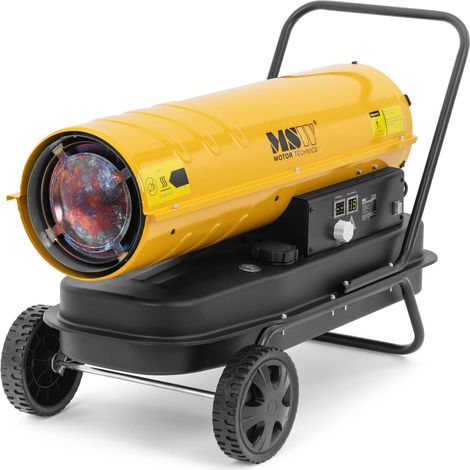MSW – Canon à air chaud diesel 30 kW – 720 m³/h – Température réglable jusqu'à 55 °C – Pour chantiers et entrepôts (1/5)