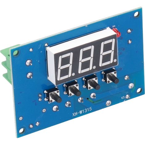 Carte de contrôle de température, commande par micro-ordinateur, sonde thermocouple de type K, thermostat (1/5)
