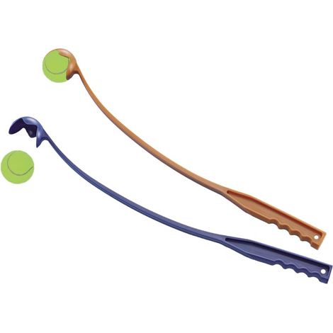 Shooter + Balle de Tennis Jouet pour Chien Bleu/Orange 63 cm