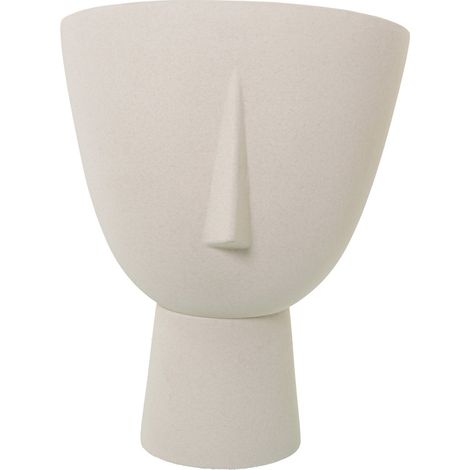 Vase céramique beige élégance et style discret - Beige moucheté (1/5)