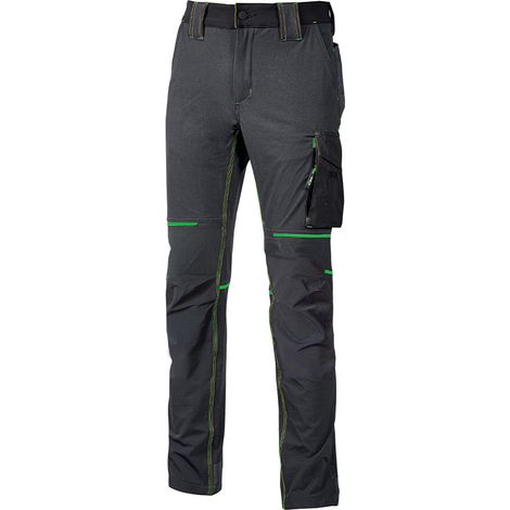 Pantaloni da Lavoro Estivi Uomo UPower World Grigio-Verde M