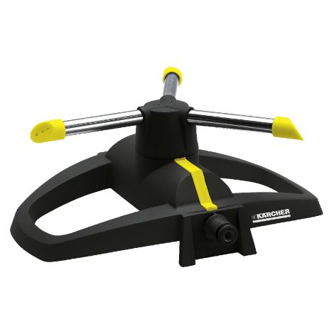 Karcher Art.2.645.019 Arroseur Dalia avec base 3 bras rotatifs en laiton chrome' buses fixes irrigation max 133 m2 jardin