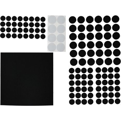 Dapetz ® Felt Pad for Furniture Feet – Felt Floor Protectors for Chairs & Furniture Legs, Multi-Surface Cushioning with No Residue Adhesive Protects Hardwood & Laminate Flooring Pack Of 125Pcs (1/5)