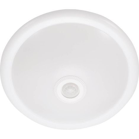 Plafón techo LED Kigoma con sensor movimiento y crepuscular 2x25W E27 (1/5)