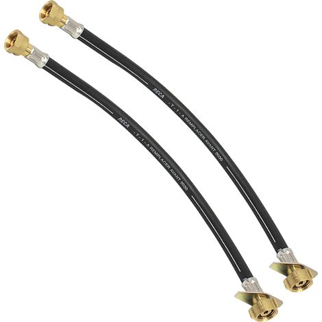 Favex – Lyres NF gaz haute pression Butane/Propane 45 cm – Pression max 20 bars – Écrou bouteille – Sortie écrou 20x150