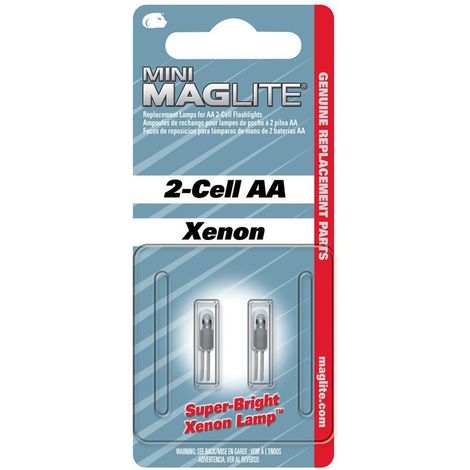 3V Mini Maglite Glühbirne für Taschenlampe (2 Stück)