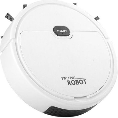 1 Robot Nettoyeur 3-en-1,Aspirateur Sans Fil,Balayeuse Silencieuse,Tapis,Céramique (1/5)