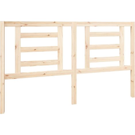 Maison Exclusive - Testiera per Letto 166x4x100 cm in Legno Massello di Pino (1/5)