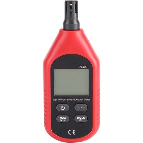 Humidimètre de température, thermomètre et hygromètre LCD, économie d'énergie, haute précision, mini indicateur de surcharge portable pour l'industrie extérieure (1/5)