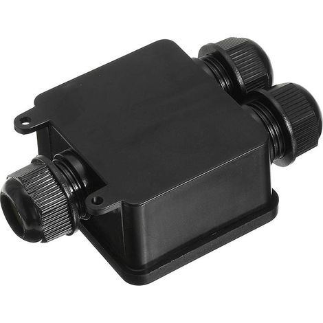 Wasserdichter IP68-Kabelverbinder, 3-Wege-Außenanschlussdose, Kabelverschraubung aus Kunststoff (1/5)