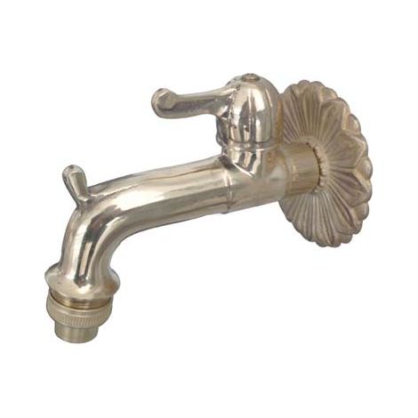 RUBINETTO ARTISTICO A SFERA IMPERO STARS  OTTONE 1/2M