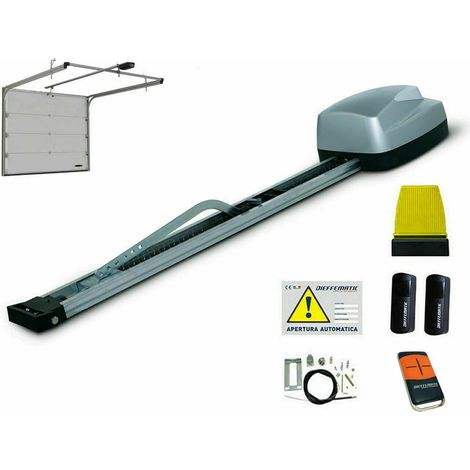 Kit Set Automazione Uniko 100kg Porta Basculante Sezionale Molla Garage Box Dfm