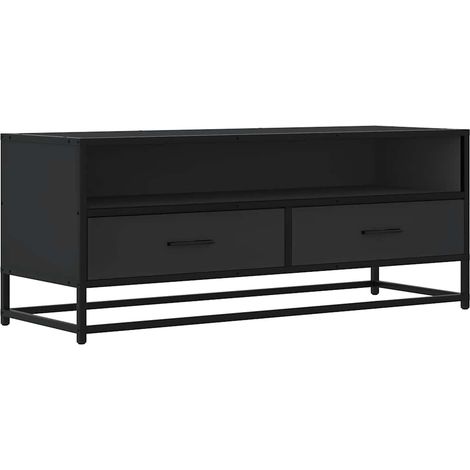 Maison Exclusive - TV-Schrank Schwarz 100x34,5x40 cm Holzwerkstof (1/5)