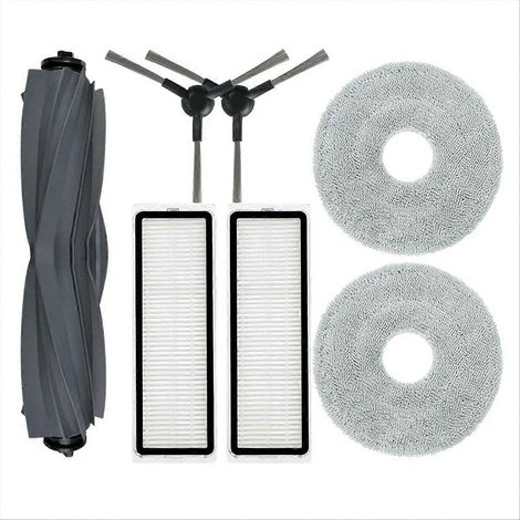 Para el robot aspirador Dreame L10s Pro Gen 2, cepillo lateral principal, paño de mopa, filtro HEPA y accesorios (Rep)