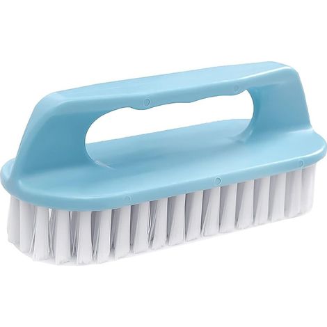 (Blue) Brousse de broussailles en Plastique Lits de lit de Lits à Linge Nettoyage Brosse Grip Couleur vibrante Confortable Bleu (1/5)