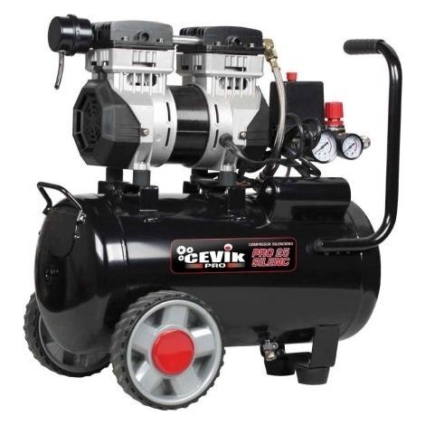 COMPRESOR SILENCIOSO 24L.1.5HP CEVIK PRO CA-PRO25SILENC (1/4)