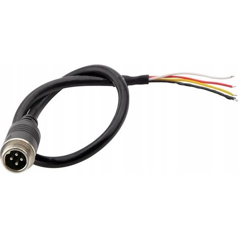 4-poliger Stecker an der Kameraseite, männlich, mit 20 cm Gewinde