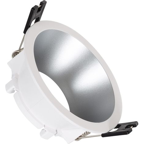 Portafaretto Downlight Conico Reflect per Lampadina LED GU10 / GU5.3 Foro Ø 75 mm Argento (1/5)