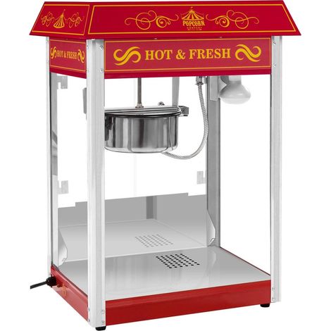 Machine à popcorn rouge - Design USA
