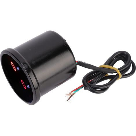 Manomètre de pression d'air automobile de 52 mm (2 pouces) avec double affichage numérique à DEL et kit de capteur de pression de suspension pneumatique (1/5)