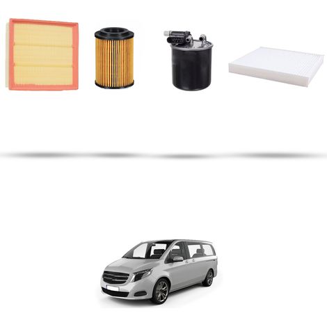 Kit tagliando 4 filtri compatibile con Mercedes Classe V II (447) 250 CDI 140kw Dal 2014 (1/5)
