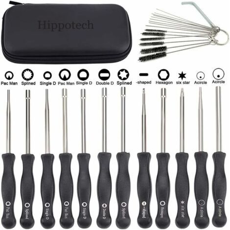 Lot de 12 outils de réglage de carburateur avec scredrivers acircle pour petit moteur 2 temps pour Husqvarna pour STHIL pour tronçonneuse ECHO-INHHUB (1/5)