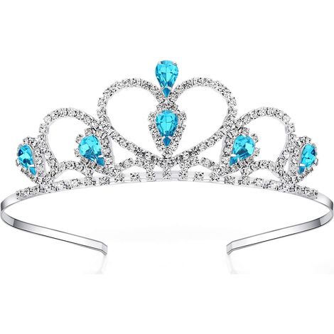 Serre-Tête - Diadème Strass Rose - Pour Enfants 4 À 12 Ans - Fête Anniversaire Bal Princesse - 1 Pièce (1/5)