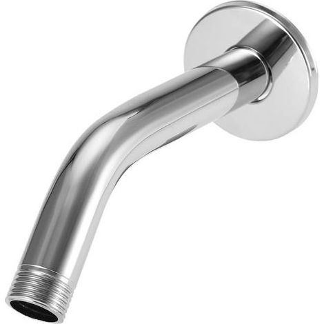 G 1/2"Tuyau De Douche en Acier Inoxydable Dessus Rond Tuyau Pomme De Douche Extension Tuyau Extension Mur Montage (1/5)