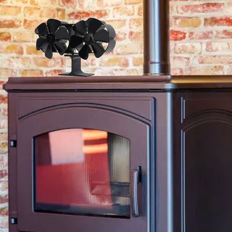 Ventilateur thermique à six pales pour cheminée (1/5)