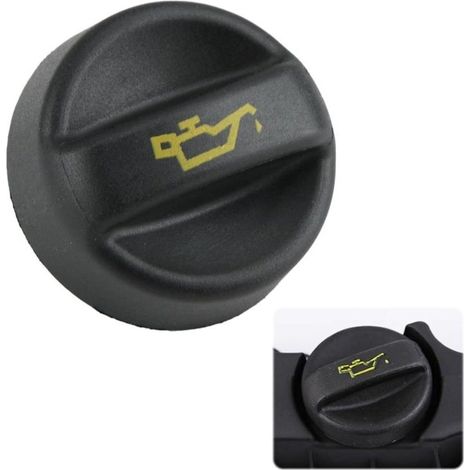 Bouchon de remplissage d'huile moteur pour C2 C3 C4 Xsara Peu-geot 207 208 301 308 508 2008 3008 5008 - Pièce de rechange de qualité supérieure (Référence OEM : 9670015080 1180S5 9674157180)