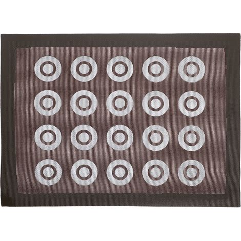 Black Hollow Baking Mat Heat Resistance Fiberglass Cooking Mat Non Stick Reusable Baking Pan Mat for Bread Round